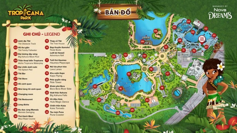 Đầm Tropicana Park, thiên đường nhiệt đới tại Hồ Tràm Vũng Tàu 4