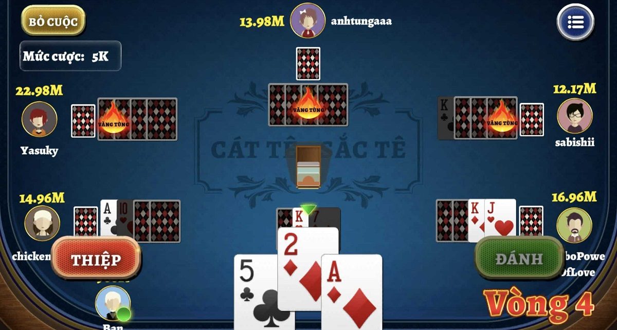 Hướng dẫn cách chơi bài Catte chi tiết